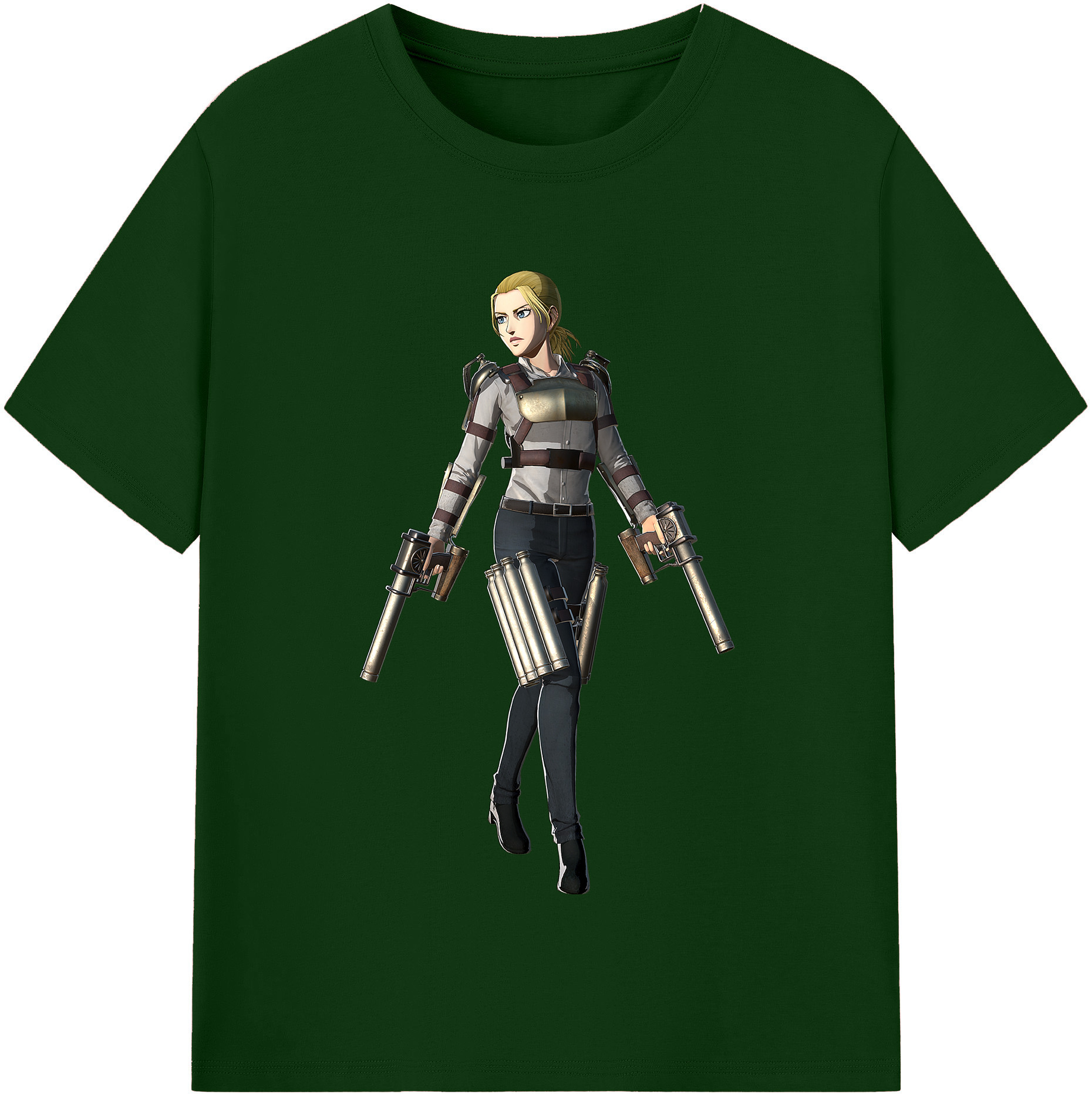 （画像用） 進撃の巨人 Attack on Titan 綿100％半袖Tシャツ（フロントプリント）